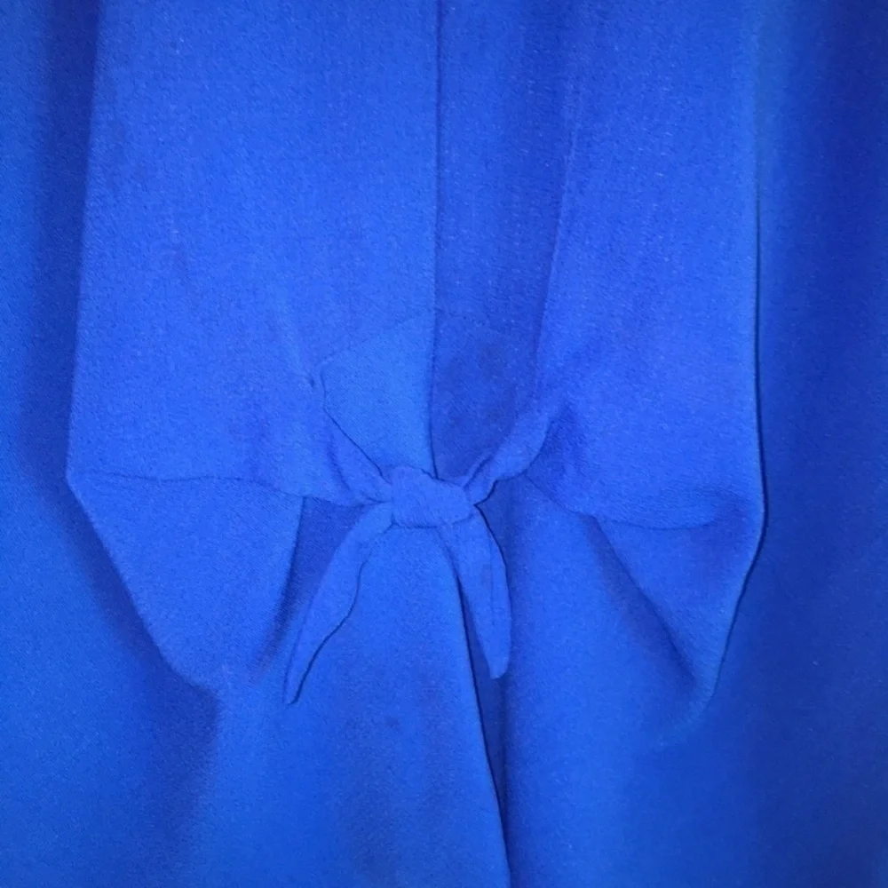 Entro Blue High Low Blouse - Picture 4 of 5